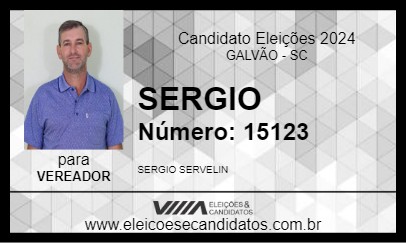 Candidato SERGIO 2024 - GALVÃO - Eleições