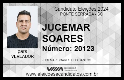 Candidato JUCEMAR SOARES 2024 - PONTE SERRADA - Eleições