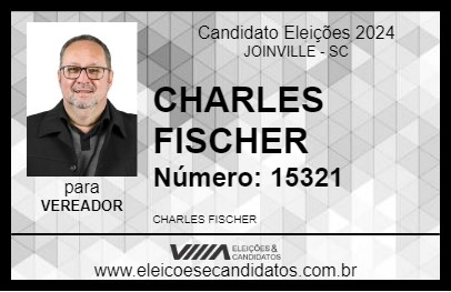 Candidato CHARLES FISCHER 2024 - JOINVILLE - Eleições