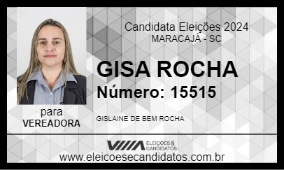 Candidato GISA ROCHA 2024 - MARACAJÁ - Eleições