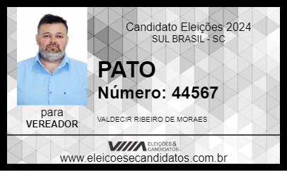 Candidato PATO 2024 - SUL BRASIL - Eleições