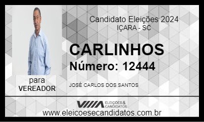 Candidato CARLINHOS 2024 - IÇARA - Eleições