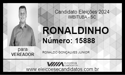 Candidato RONALDINHO 2024 - IMBITUBA - Eleições