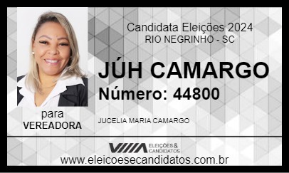 Candidato JÚH CAMARGO 2024 - RIO NEGRINHO - Eleições