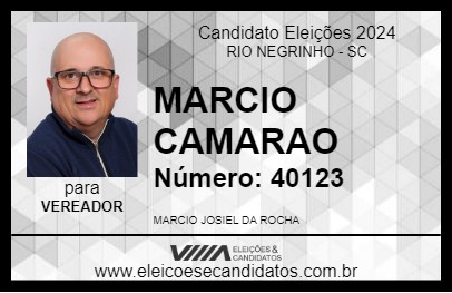 Candidato MARCIO CAMARAO 2024 - RIO NEGRINHO - Eleições