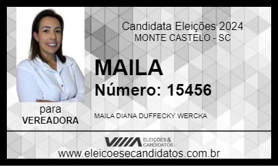 Candidato MAILA 2024 - MONTE CASTELO - Eleições