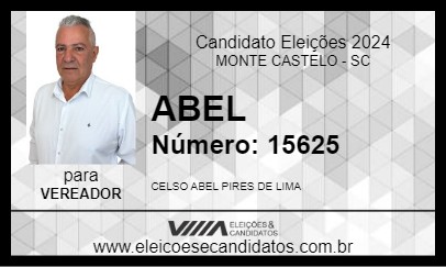 Candidato ABEL 2024 - MONTE CASTELO - Eleições