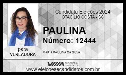 Candidato PAULINA 2024 - OTACÍLIO COSTA - Eleições