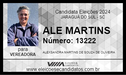 Candidato ALE MARTINS 2024 - JARAGUÁ DO SUL - Eleições