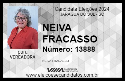 Candidato NEIVA FRACASSO 2024 - JARAGUÁ DO SUL - Eleições