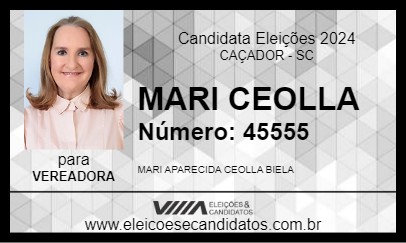 Candidato MARI CEOLLA 2024 - CAÇADOR - Eleições