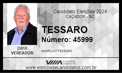 Candidato TESSARO 2024 - CAÇADOR - Eleições