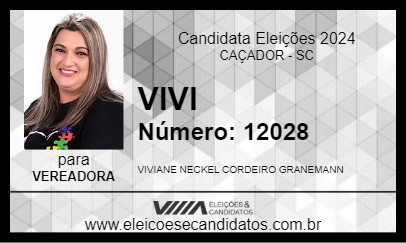 Candidato VIVI 2024 - CAÇADOR - Eleições