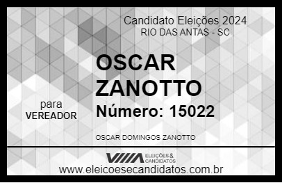 Candidato OSCAR ZANOTTO 2024 - RIO DAS ANTAS - Eleições