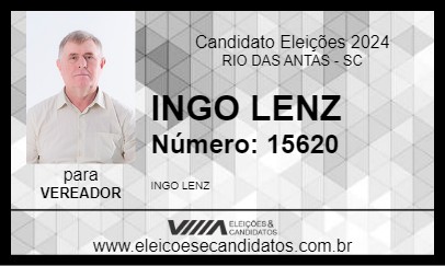 Candidato INGO LENZ 2024 - RIO DAS ANTAS - Eleições