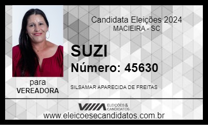 Candidato SUZI 2024 - MACIEIRA - Eleições