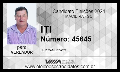 Candidato ITI 2024 - MACIEIRA - Eleições