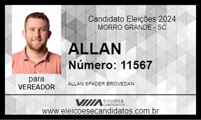 Candidato ALLAN 2024 - MORRO GRANDE - Eleições