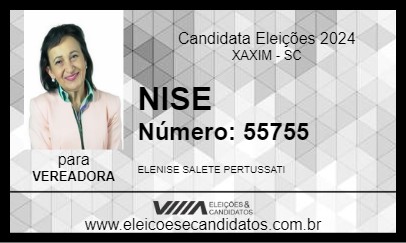 Candidato NISE 2024 - XAXIM - Eleições