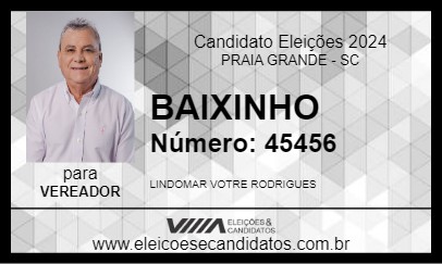 Candidato BAIXINHO 2024 - PRAIA GRANDE - Eleições