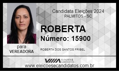 Candidato ROBERTA 2024 - PALMITOS - Eleições