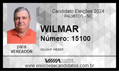 Candidato WILMAR 2024 - PALMITOS - Eleições