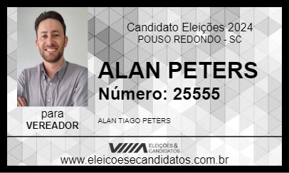 Candidato ALAN PETERS 2024 - POUSO REDONDO - Eleições