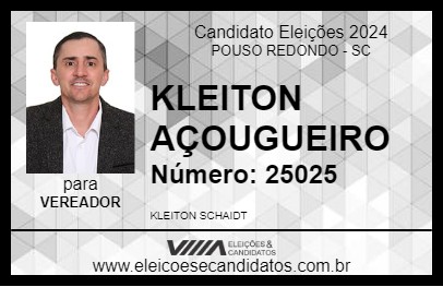 Candidato KLEITON AÇOUGUEIRO 2024 - POUSO REDONDO - Eleições