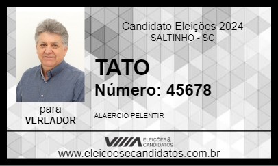 Candidato TATO 2024 - SALTINHO - Eleições