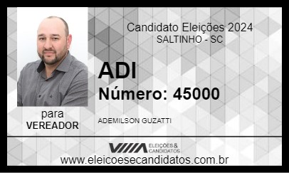 Candidato ADI 2024 - SALTINHO - Eleições