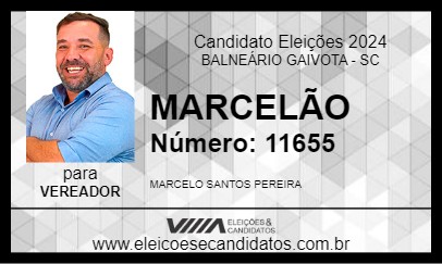 Candidato MARCELÃO 2024 - BALNEÁRIO GAIVOTA - Eleições