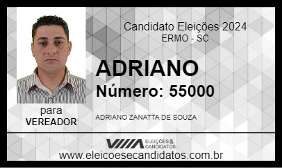 Candidato ADRIANO 2024 - ERMO - Eleições