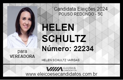 Candidato HELEN SCHULTZ 2024 - POUSO REDONDO - Eleições