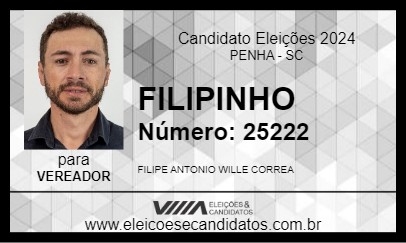 Candidato FILIPINHO 2024 - PENHA - Eleições