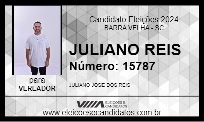 Candidato JULIANO REIS 2024 - BARRA VELHA - Eleições