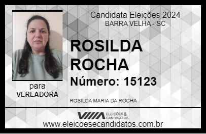 Candidato ROSILDA ROCHA 2024 - BARRA VELHA - Eleições