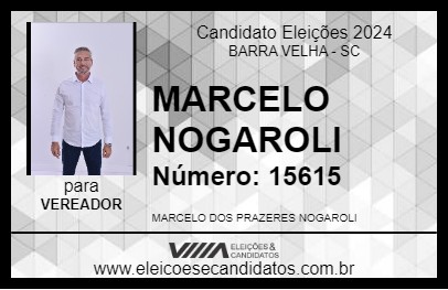 Candidato MARCELO  NOGAROLI 2024 - BARRA VELHA - Eleições