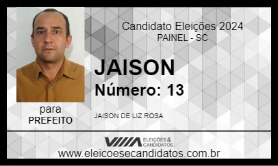 Candidato JAISON 2024 - PAINEL - Eleições