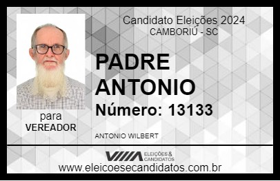 Candidato PADRE ANTONIO 2024 - CAMBORIÚ - Eleições