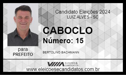 Candidato CABOCLO 2024 - LUIZ ALVES - Eleições