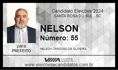 Candidato NELSON 2024 - SANTA ROSA DO SUL - Eleições