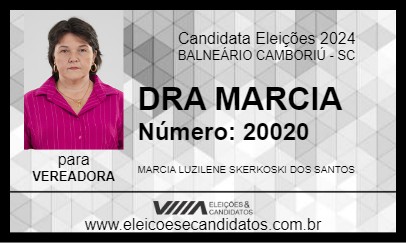 Candidato DRA MARCIA 2024 - BALNEÁRIO CAMBORIÚ - Eleições