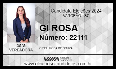 Candidato GI ROSA 2024 - VARGEÃO - Eleições