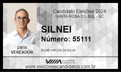 Candidato SILNEI 2024 - SANTA ROSA DO SUL - Eleições