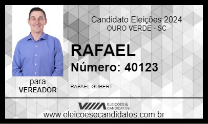 Candidato RAFAEL 2024 - OURO VERDE - Eleições