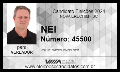 Candidato NEI 2024 - NOVA ERECHIM - Eleições