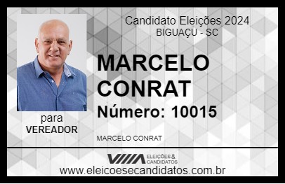 Candidato MARCELO CONRAT 2024 - BIGUAÇU - Eleições