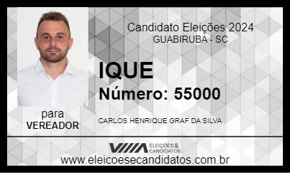 Candidato IQUE 2024 - GUABIRUBA - Eleições