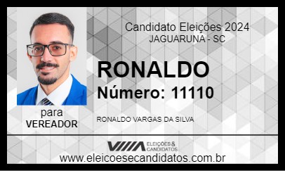 Candidato RONALDO 2024 - JAGUARUNA - Eleições