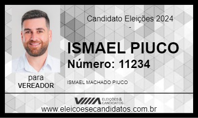 Candidato ISMAEL PIUCO 2024 - JAGUARUNA - Eleições